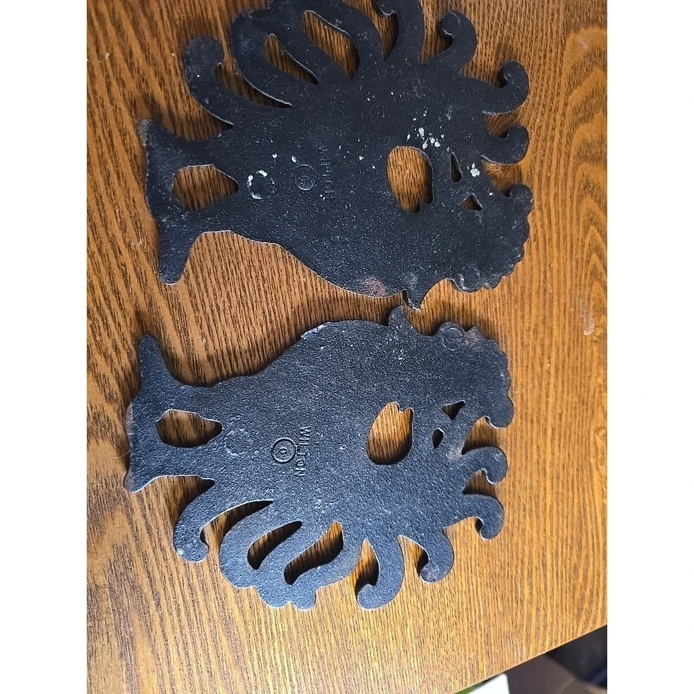 2‎ Vintage Rooster Trivets